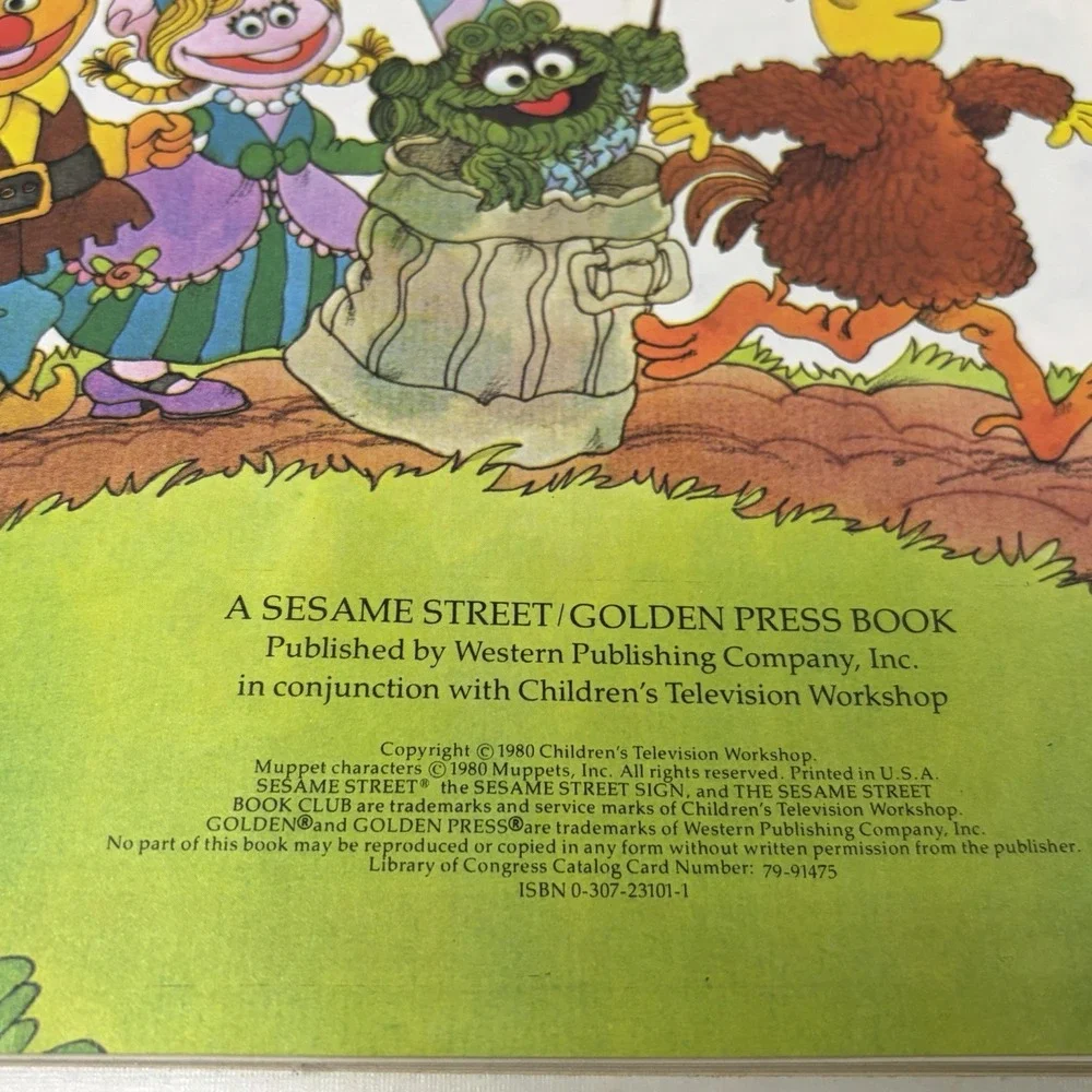 Sesame Street Book Lot 7 Vintage‎ Grover Big Bird Count Muppets 1970s 80s